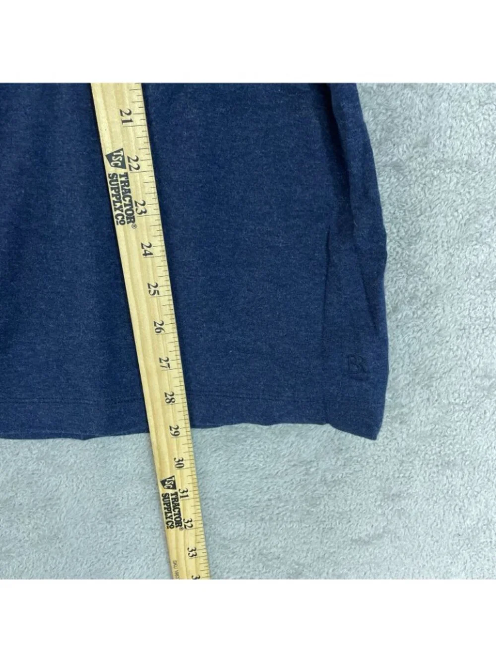 NWOT Banana Republic Men's XXL Blue Luxe Touch Tee 100% Cotton Crew Neck